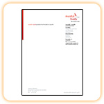 Briefpapier Gestaltung f�r die Praxis mentalLINE - bodyLINE