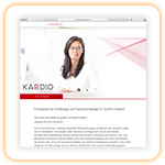 Websitegestaltung Kardio in Balanace